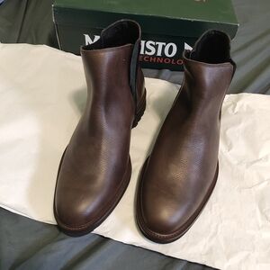 Mephisto Men's Dark Brown Leather Boots